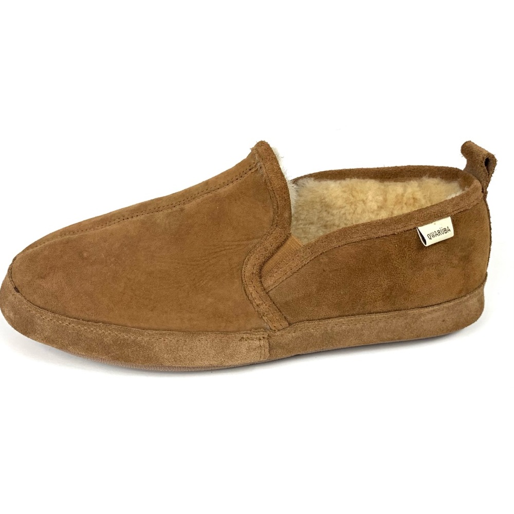 QWARUBA Austrian Sheepskin Men’s House Slippers 12